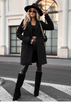 Długi płaszcz Next Chapter czarny