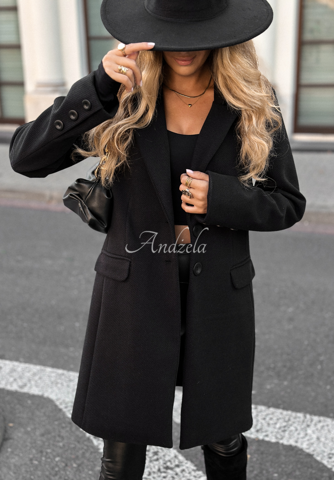 Long wool coat Next Chapter black