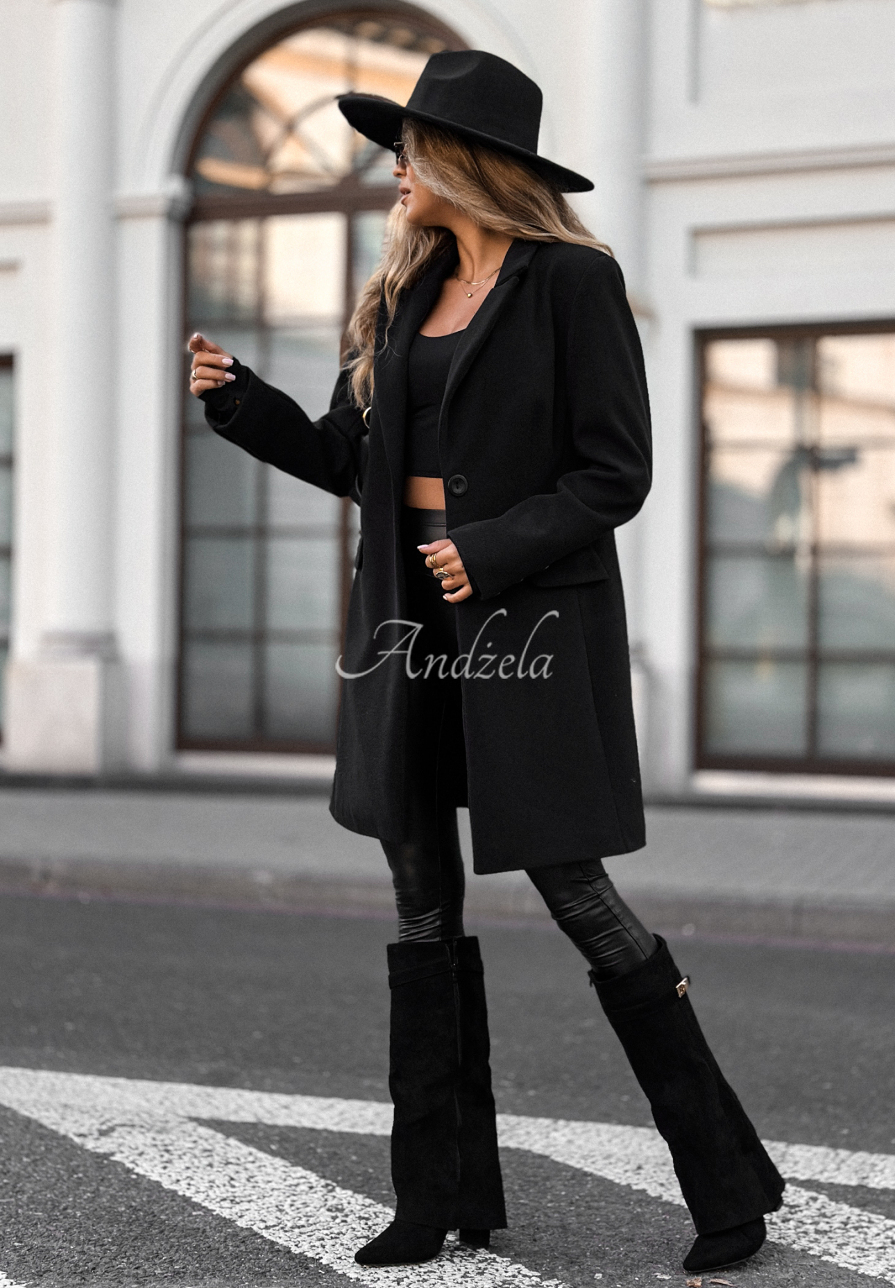 Long wool coat Next Chapter black