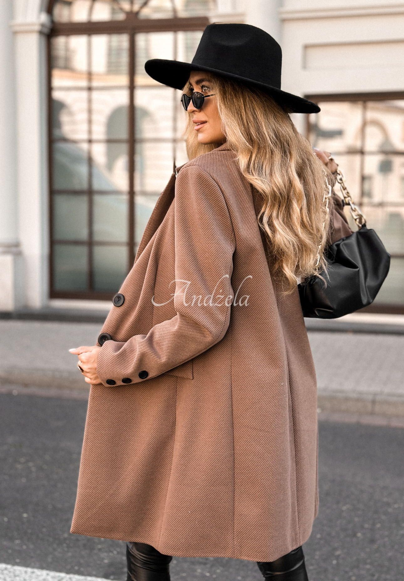 Long wool coat Next Chapter mocha