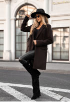 Długi płaszcz Next Chapter czekoladowy