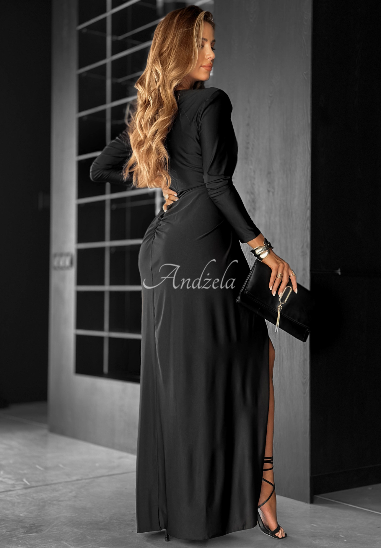 Sukienka maxi When I Saw You czarna