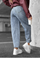 Spodnie jeansowe balloon This Kind of Day niebieskie