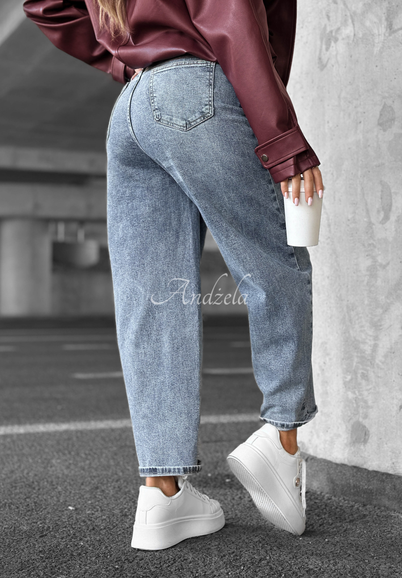 Denim balloon pants This Kind of Day blue