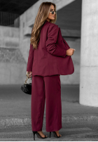 Marynarka Until You Ask burgundowa