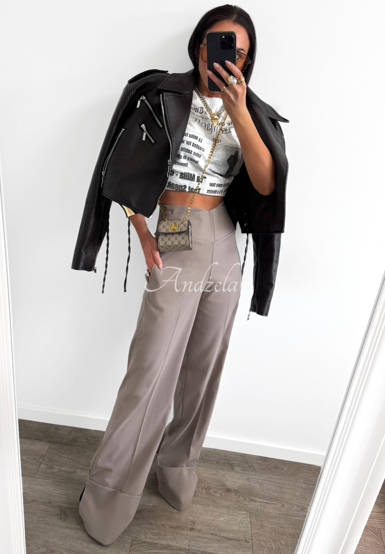 La Milla viscose print T-shirt The Business Times white