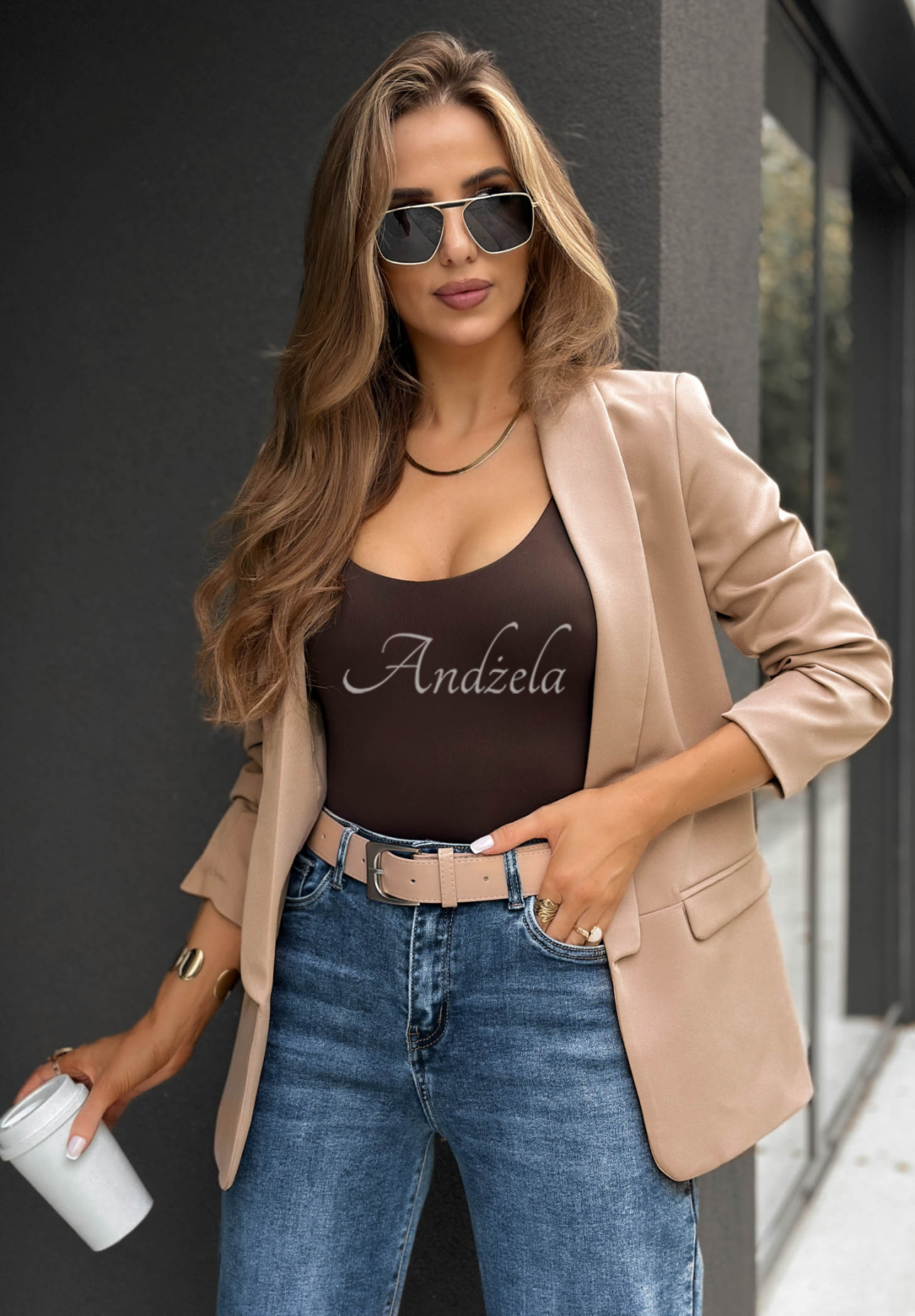 Classic premium latte jacket