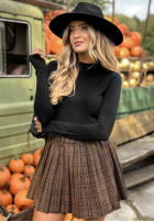 Dopasowany sweter z golfem Between Us czarny