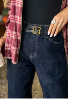 Spodnie jeansowe balloon Important Message granatowe