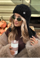 Czapka uszatka First Frost czarna