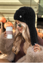 Czapka uszatka First Frost czarna