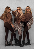 T-shirt z napisem Minimal czekoladowy