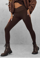 Legginsy I Am Ready Now czekoladowe