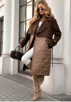 Długi płaszcz All The Feels mokka