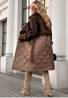 Długi płaszcz All The Feels mokka