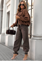 Kurtka bomberka Give Me Truth czekoladowa