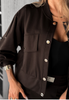 Jeansowa kurtka That’s The Point czekoladowa