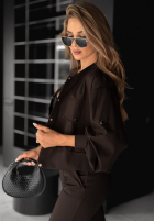 Jeansowa kurtka That’s The Point czekoladowa