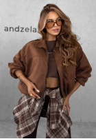 Kurtka bomberka Delete That czekoladowa