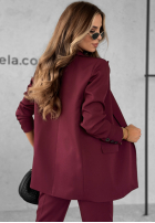 Marynarka Runway Ready burgundowa