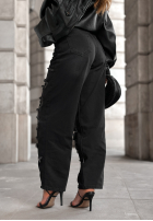 Spodnie jeansowe z przetarciami Reset Needed ciemnoszare