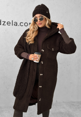 Long sheepskin coat Just Enough chocolate