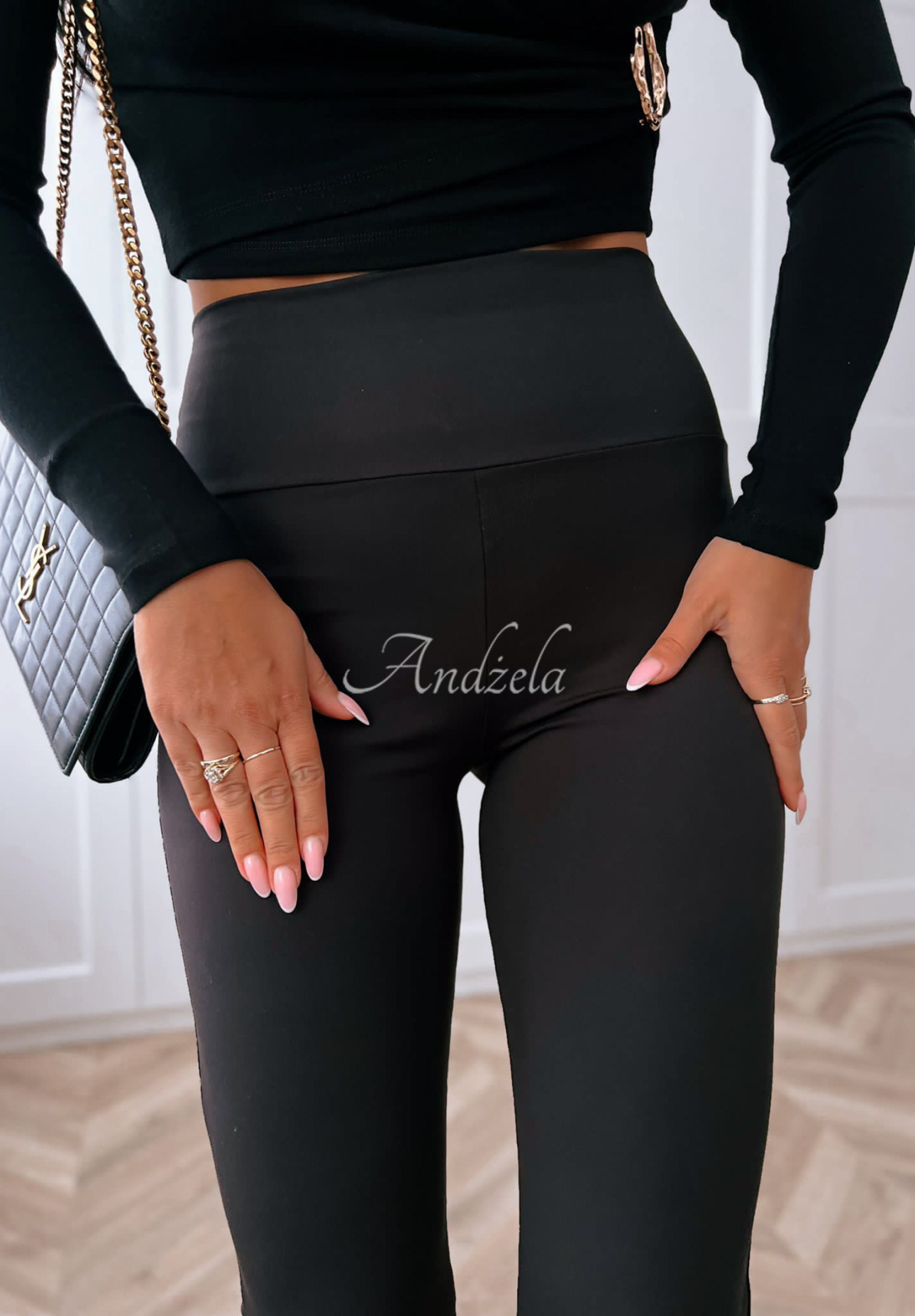 Can't Stop bell leggings black