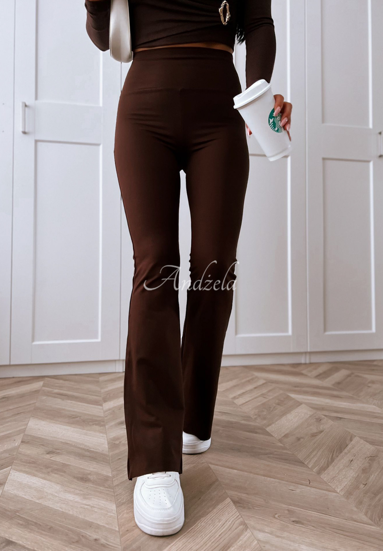 Can't Stop bell leggings chocolate