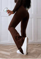 Legginsy dzwony Can’t Stop czekoladowe
