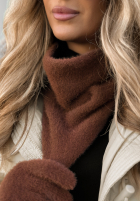 Komin alpaka Doria czekoladowy