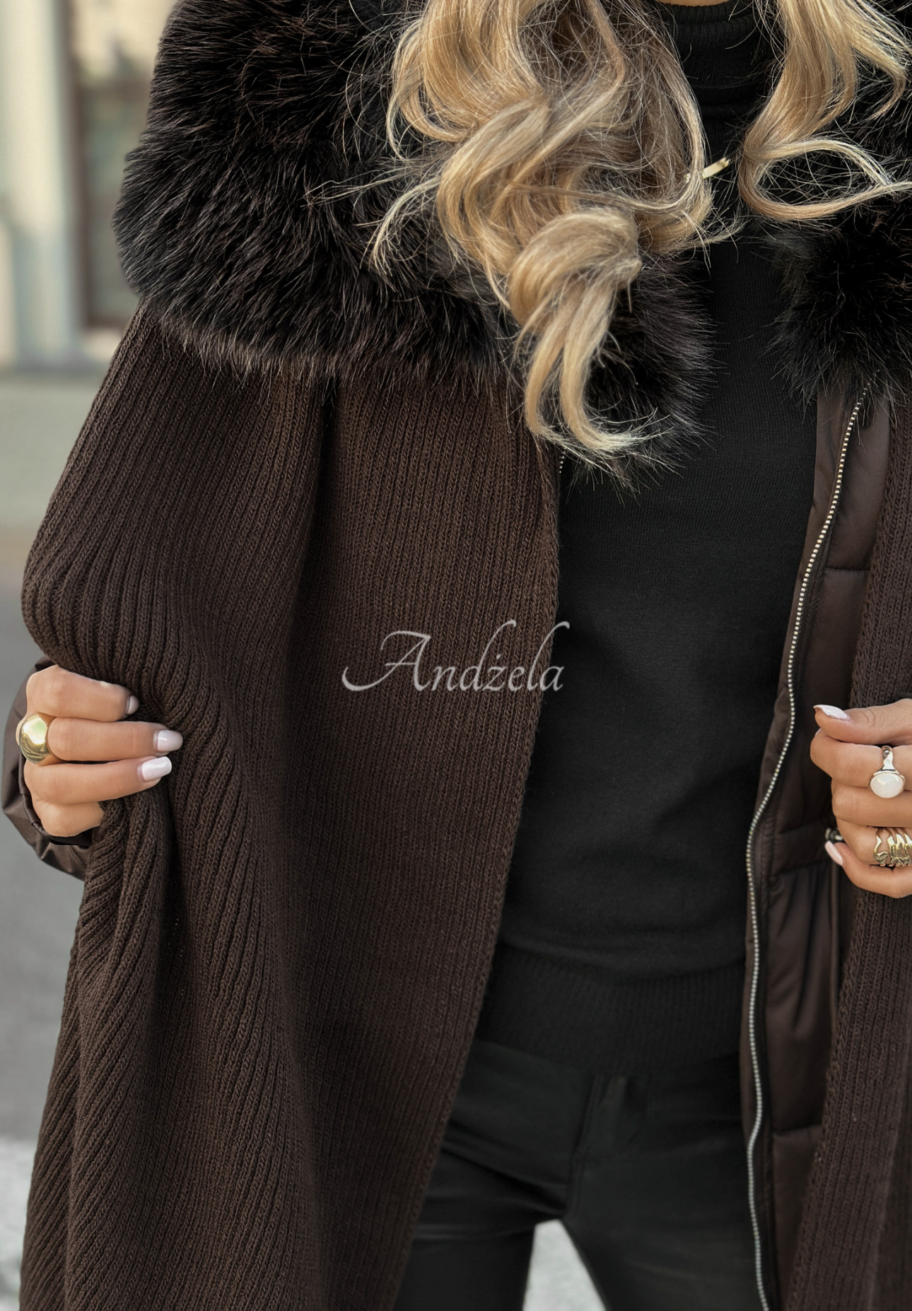 Greenland chocolate scarf