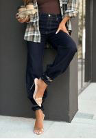 Spodnie jeansowe wide leg Inspire The World granatowe