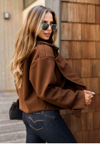 Krótki płaszcz West Chicago czekoladowy