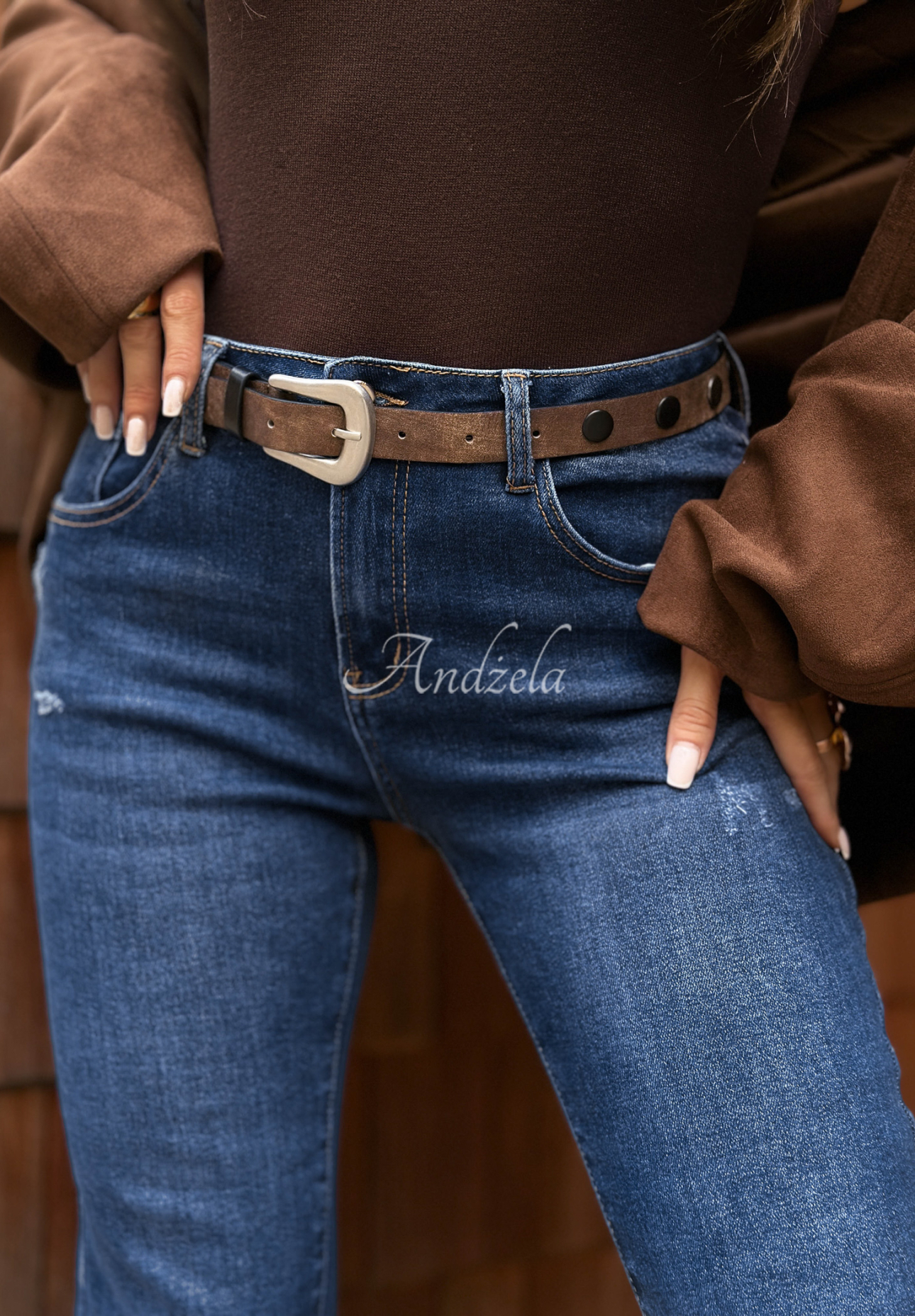 Missed Again blue skinny jean pants