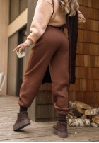 Komplet dresowy bluza i spodnie Take Me Home beżowo-czekoladowy