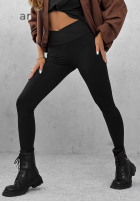 Wiskozowe legginsy I Am Ready Now czarne