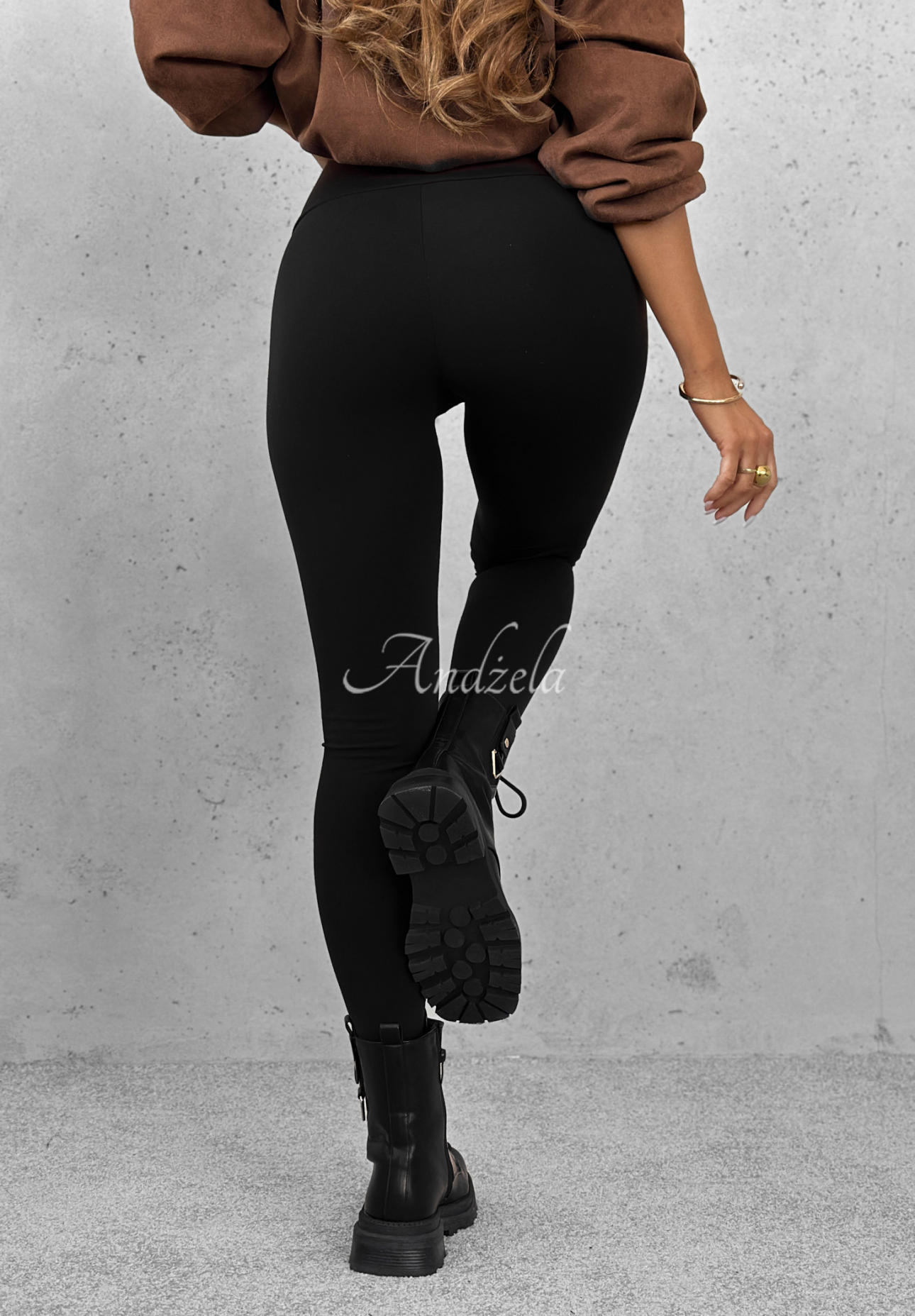 Wiskozowe legginsy I Am Ready Now czarne