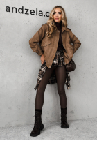 Krótka kurtka bomberka Coldest Winds beżowa