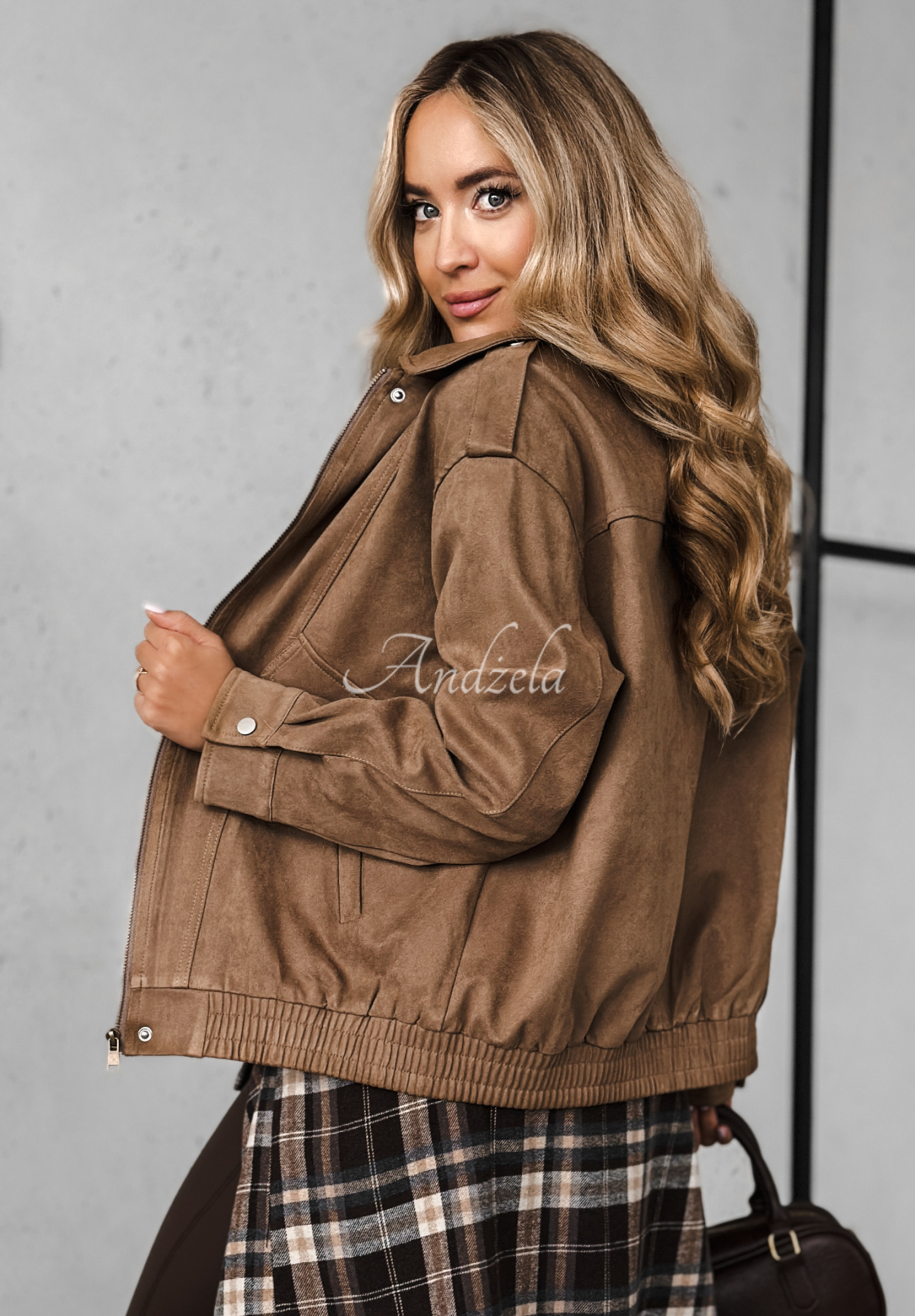 Coldest Winds camel suede ramones jacket