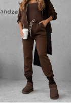 Komplet dresowy bluza i spodnie Just Saw You beżowe