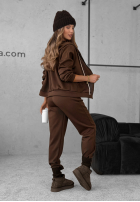 Komplet dresowy bluza i spodnie Just Saw You beżowe