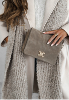 Zamszowa torebka In My Closet mokka