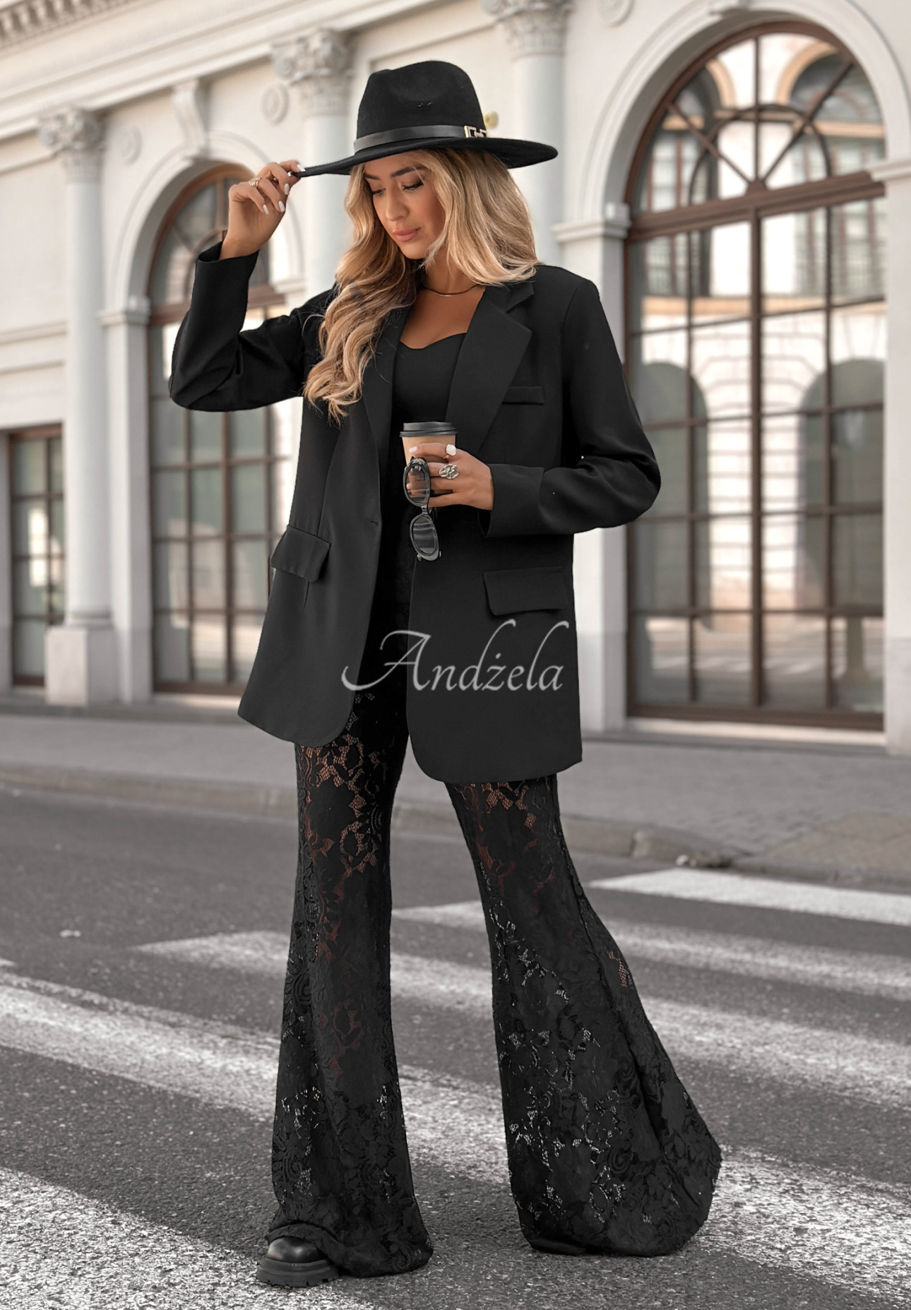Marynarka oversize Best Version czarna