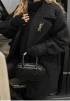 Płaszcz kożuszek oversize Under The Leaves czarny