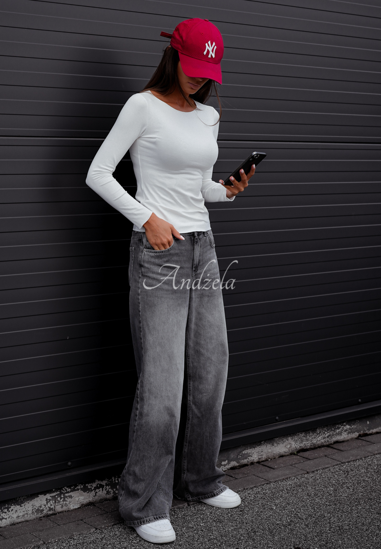 Wiskozowa bluzka longsleeve Basanti ecru