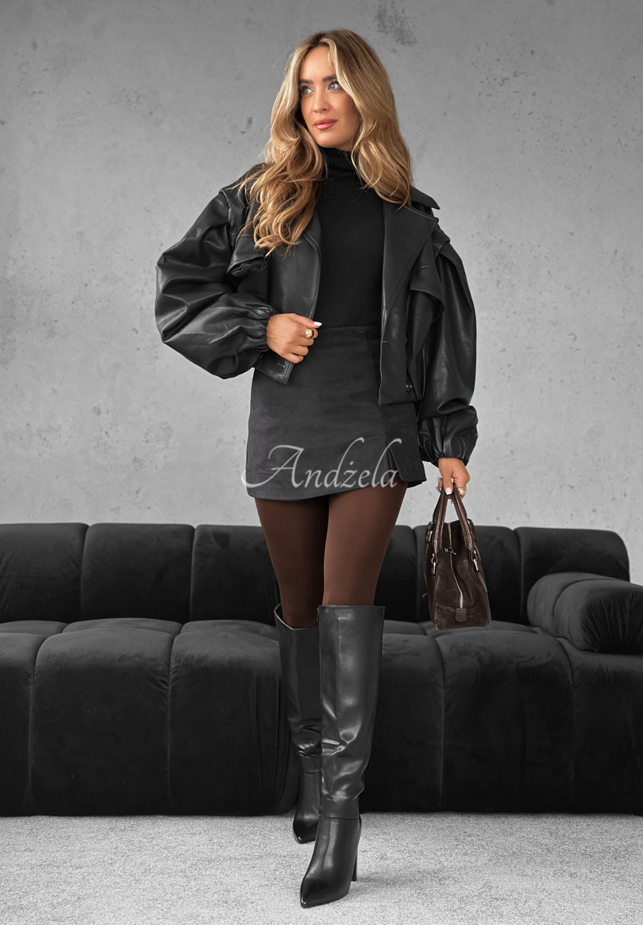 Andrana chocolate tights 100 den