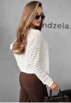 Lekki sweter Round Oak ecru