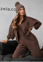 Komplet dresowy Before It Changed czekoladowy