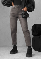 Spodnie jeansowe Looking Back ciemnoszare