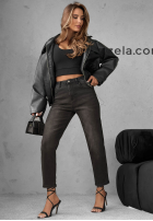 Spodnie jeansowe mom fit Could Be Anything ciemnoszare